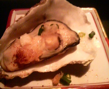牡蠣の殻焼き