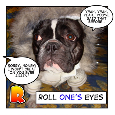 Roll ones eyes- 886