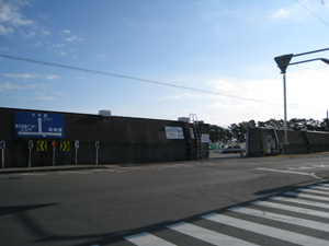 吉田漁港の入り口