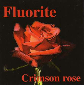 Fluorite Crimson Rose