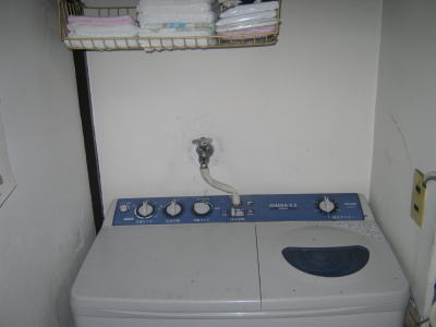 千葉県船橋市のユカ美容室様　洗濯機給水配管